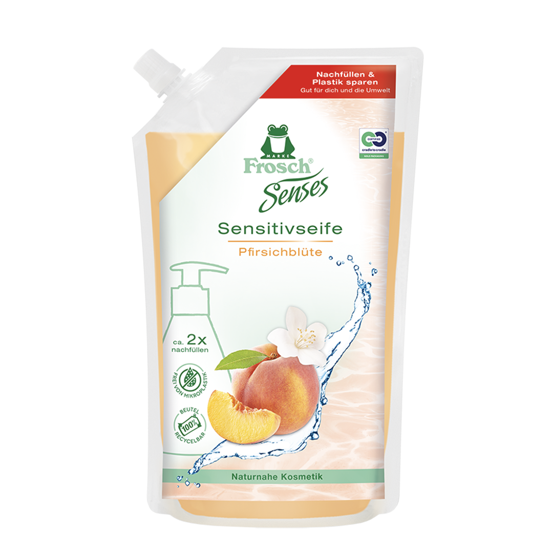 Frosch hand soap with peach blossoms (refill) 500ml