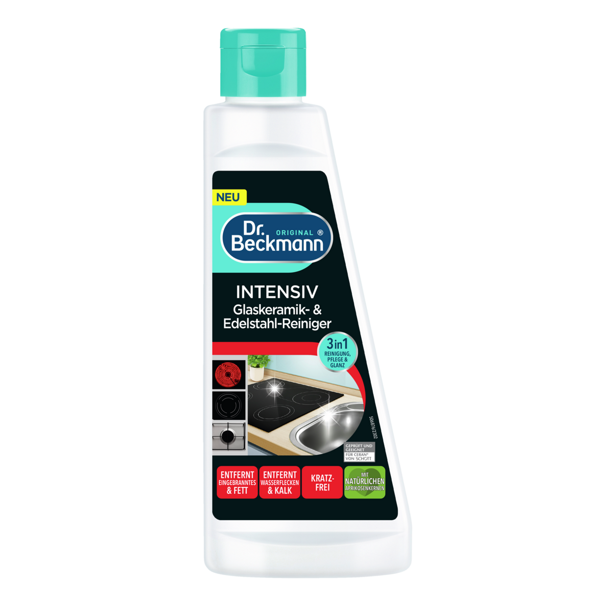 Dr. Beckmann Intensive Cooktop and Stainless Steel Cream 250ml