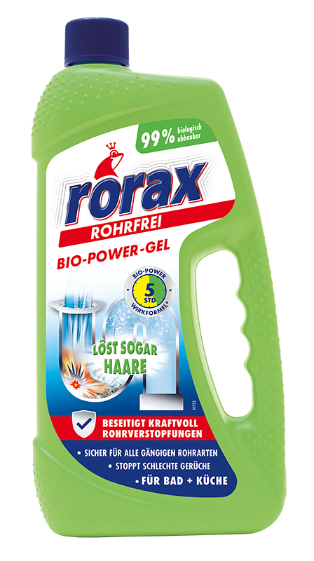 Rorax Vamzdžių valiklis BIO-POWER GEL 1l