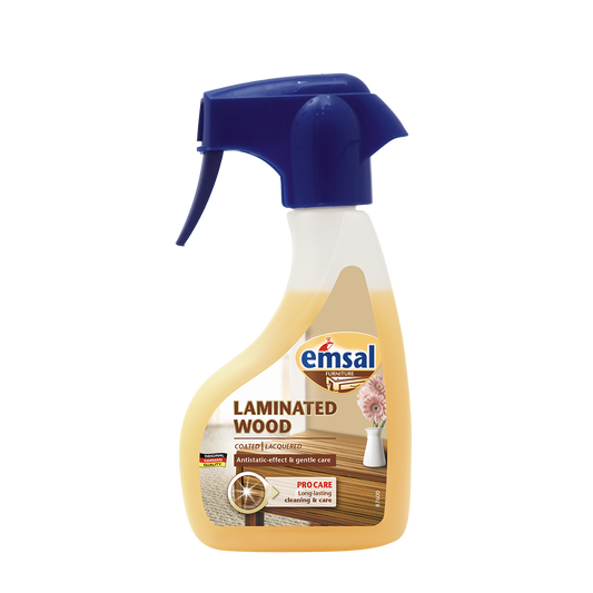 Emsal laminuotų medinių paviršių valiklis (antistatinis) 250ml
