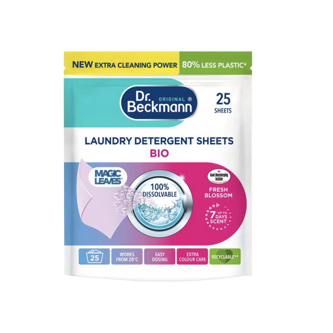 Dr. Beckmann Magic Leaves skalbimo lapeliai, spalvotiems audiniams 25vnt.