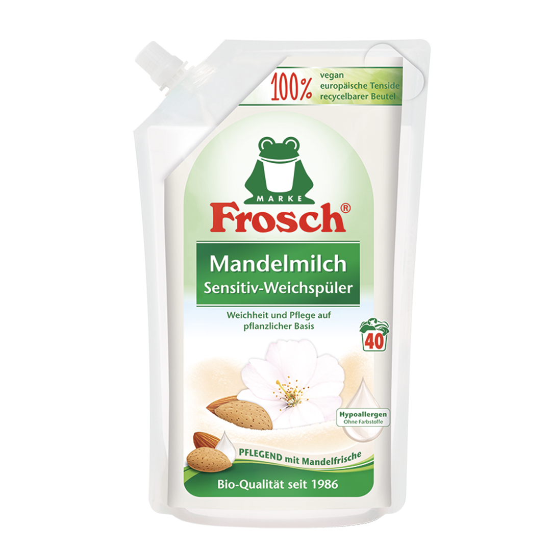 Frosch Audinių minkštiklis su migdolų pienu 1l