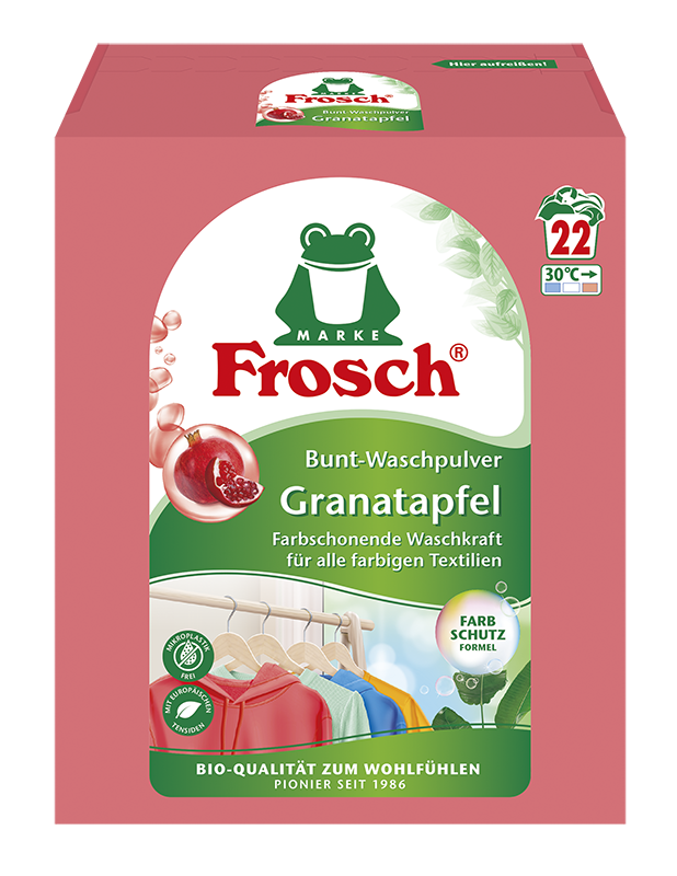 Frosch Skalbimo milteliai su Granatais 1,45kg