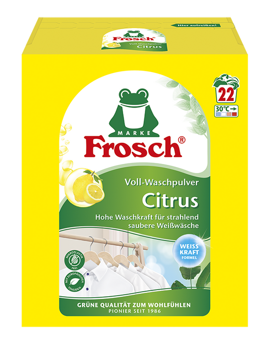 Frosch Skalbimo milteliai su Citrina 1,45kg