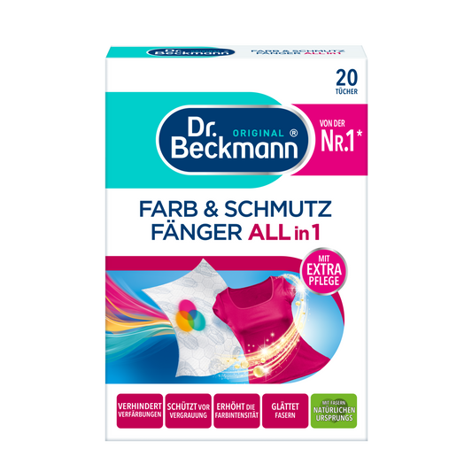 Dr. Beckmann Dažus ir purvą sulaikančios servetėlės 20vnt.