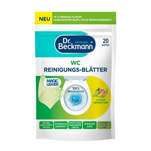 Dr. Beckmann Tualeto valymo lapeliai Citrus Sensation 20vnt.