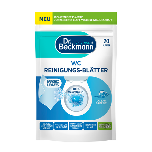 Dr. Beckmann Tualeto valymo lapeliai Ocean Breeze 20vnt.