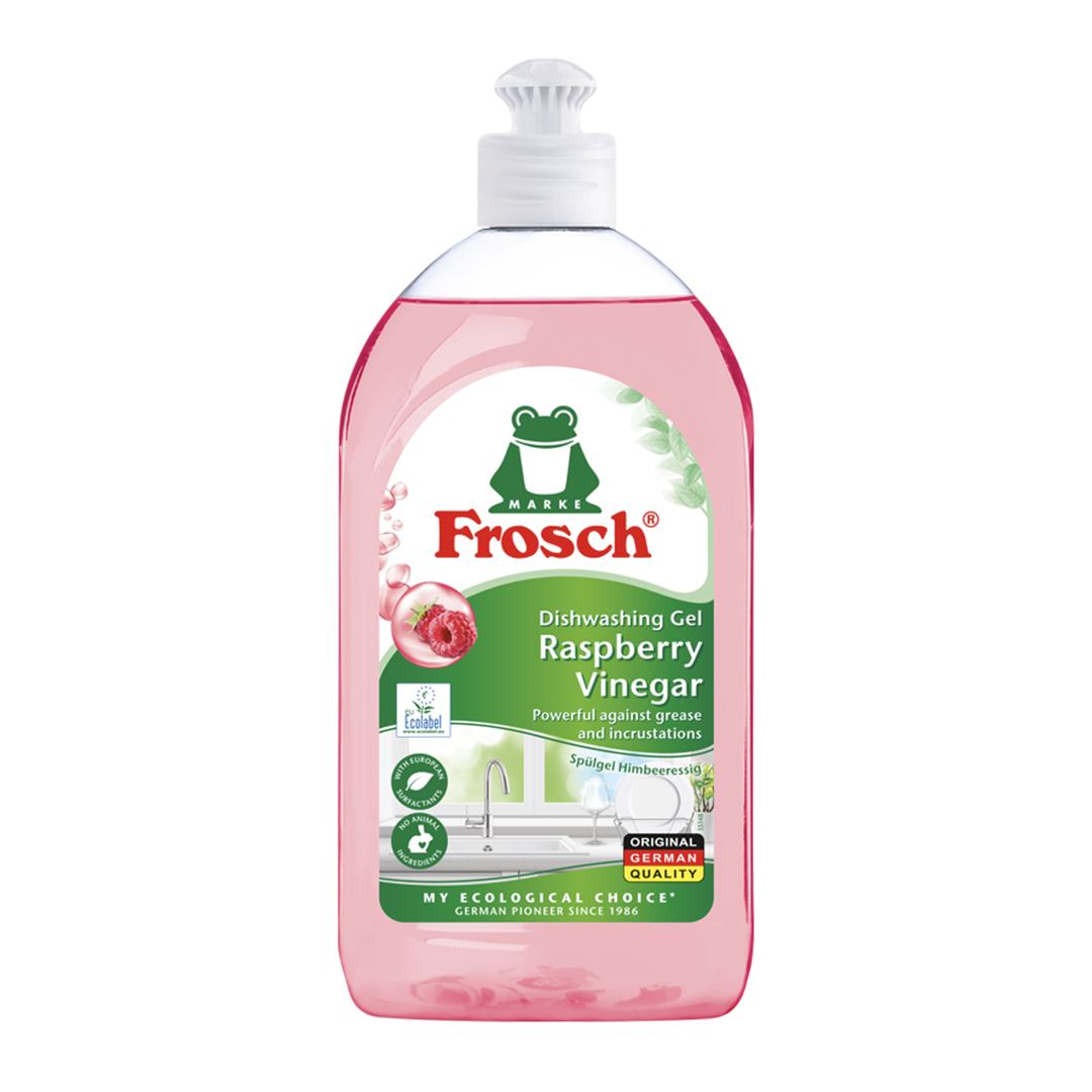 Frosch Indų plovimo gelis su Avietėmis 500ml