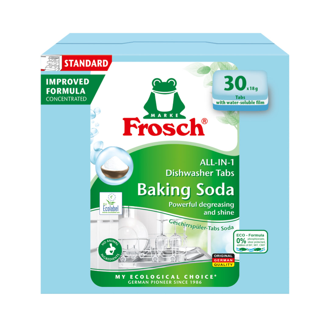Frosch indaplovių tabletės su soda 30 vnt