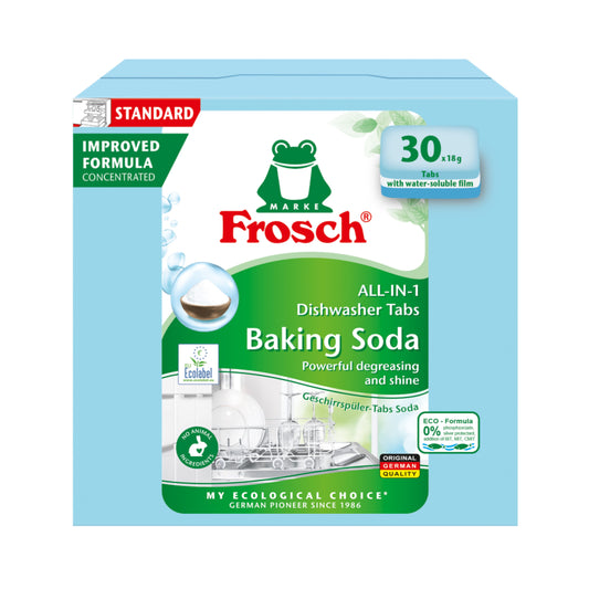 Frosch indaplovių tabletės su soda 30 vnt