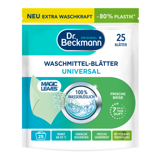 Dr. Beckmann Magic Leaves universalūs skalbimo lapeliai 25vnt.