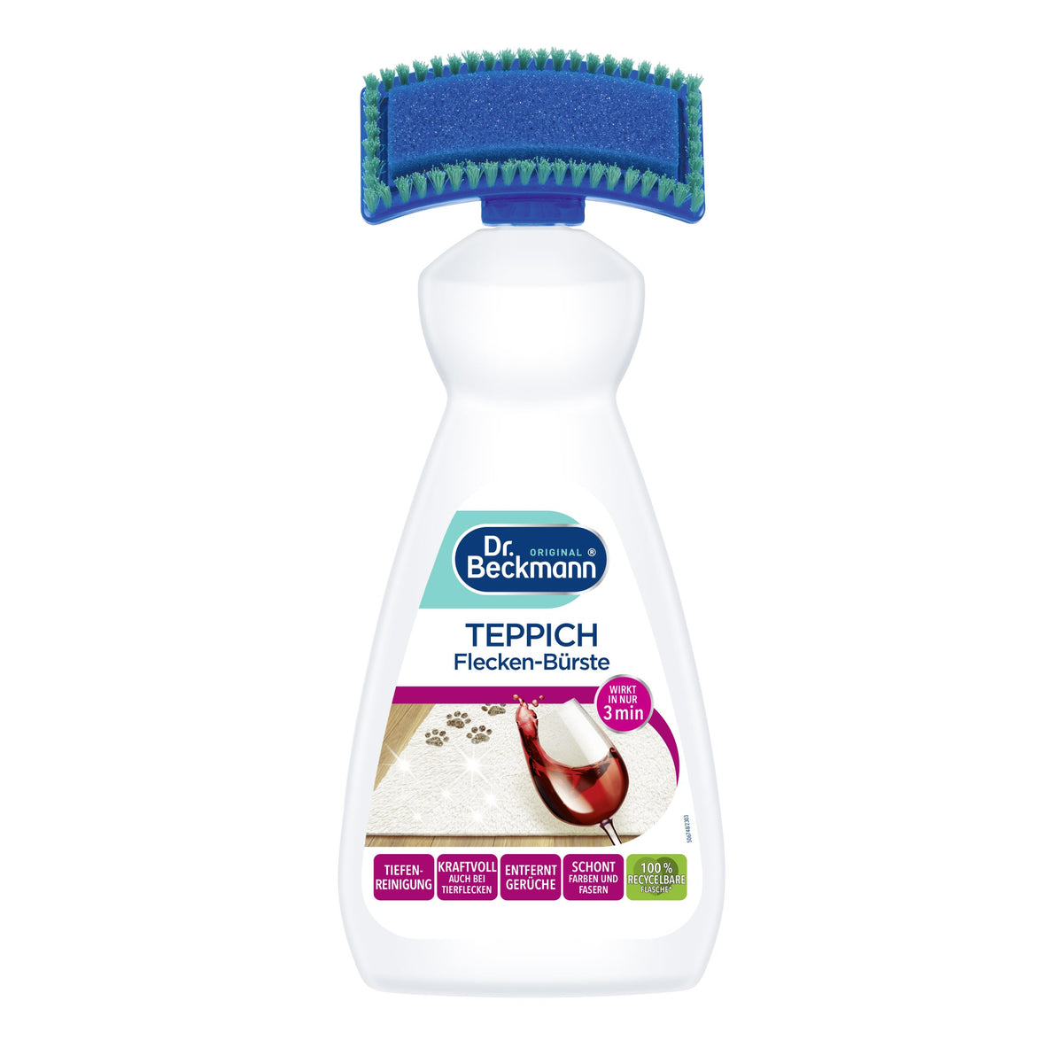 Dr. Beckmann Kilimų valiklis su šepetėliu 650ml
